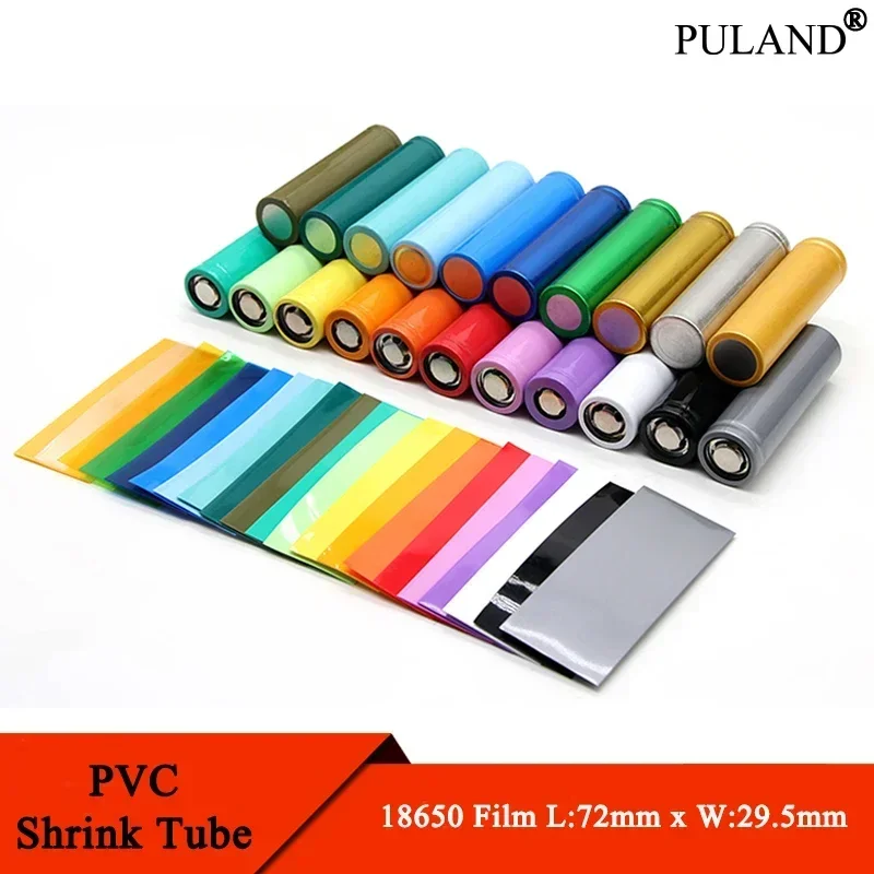Shrink Sleeve Pvc - 25/50/100/300pcs PVC Heat Shrink Tube 18650/21700/26650