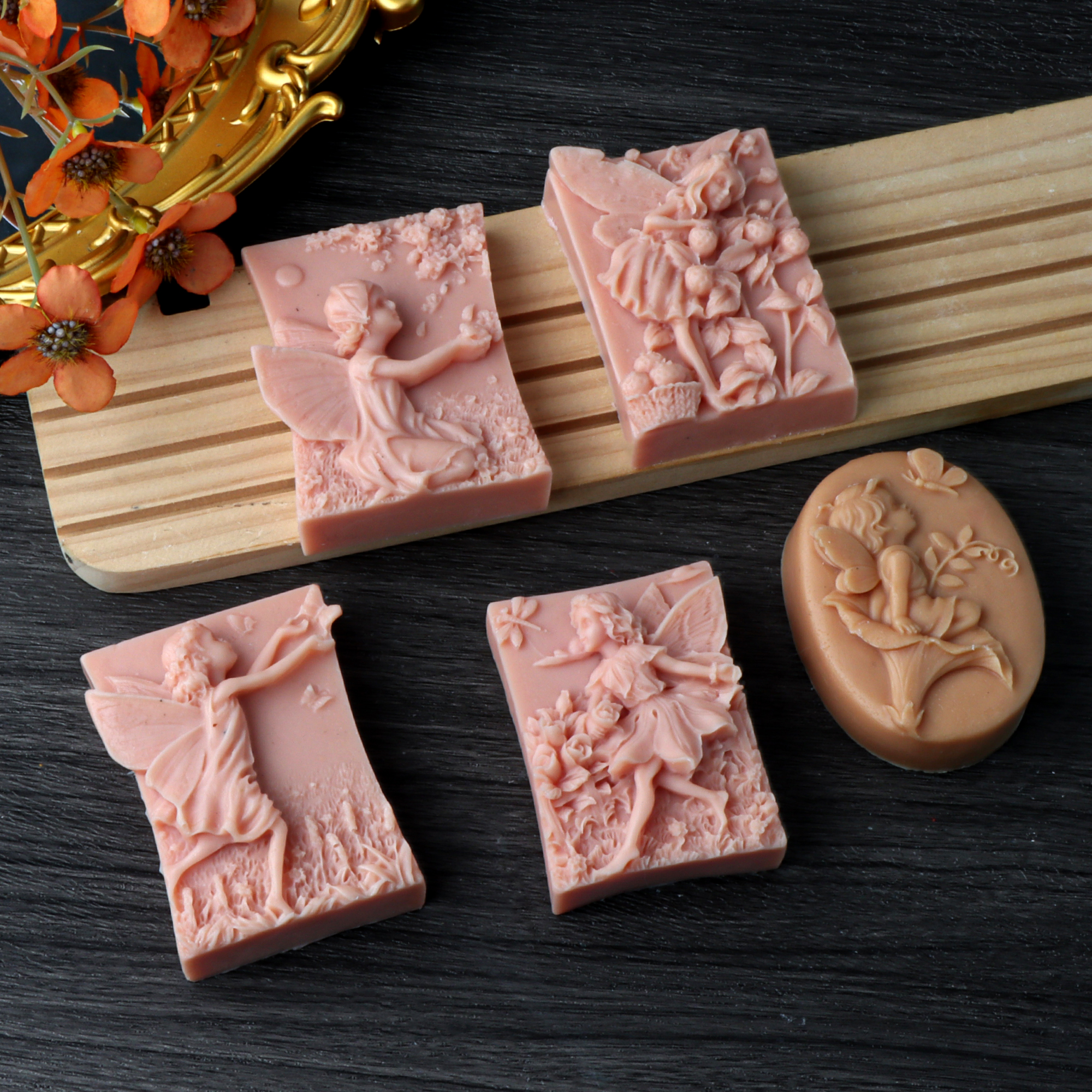 Candle Supplies Wholesale - Flower Fairy Silicone Soap Mold DIY