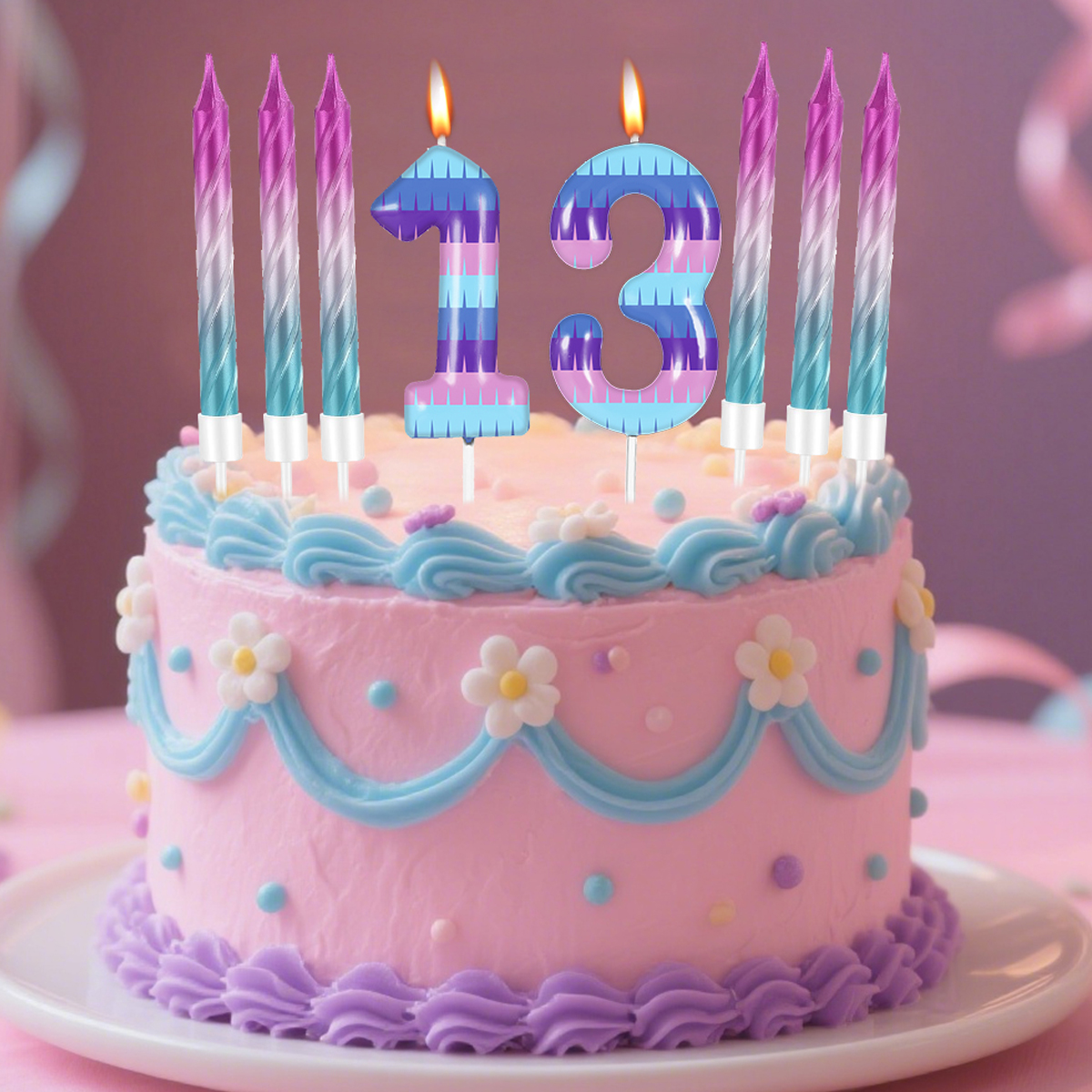 Candle Supplies Video - 7pcs Video Game Birthday Candles Number0-9