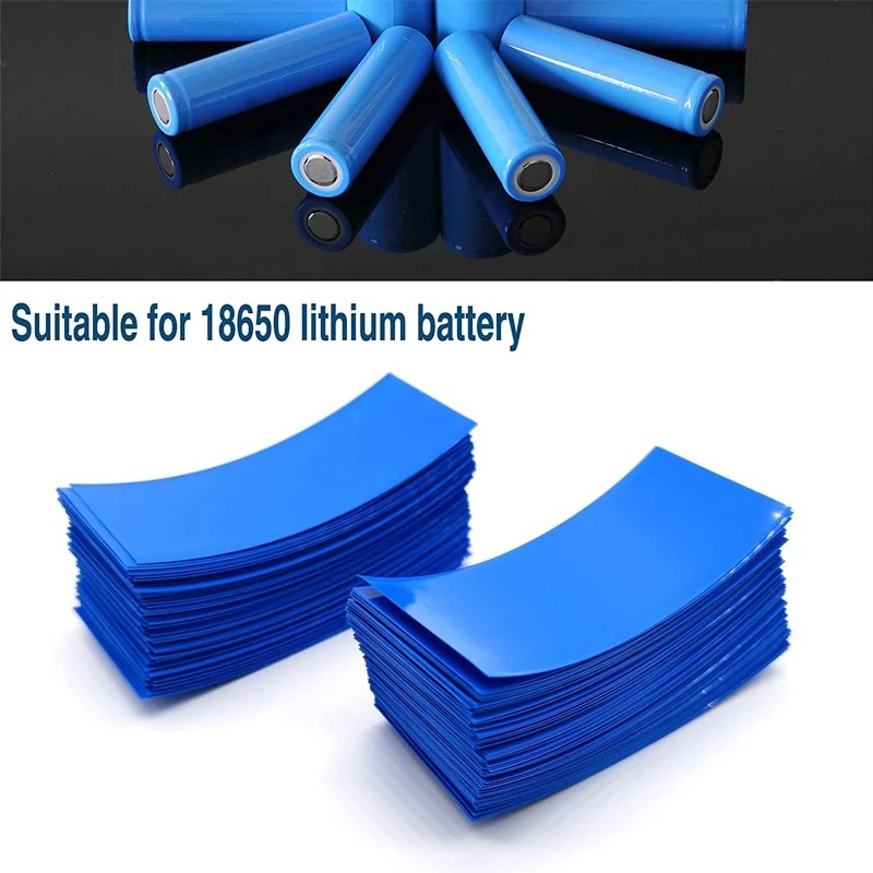 Shrink Sleeve Pvc - 100Pcs Flat PVC Heat Shrink Tubing