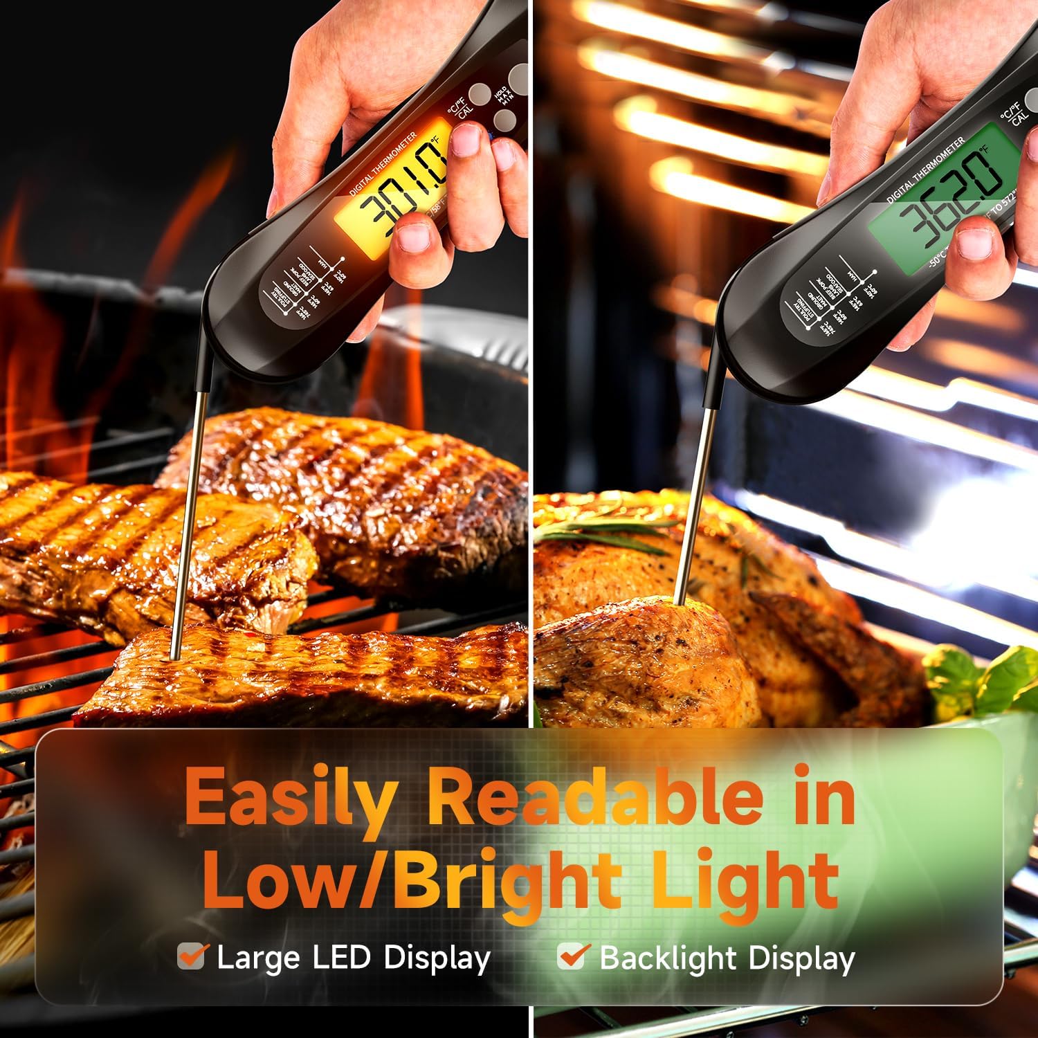 Digital Meat Thermometer Water - Digital Thermometer Probe recension och pris