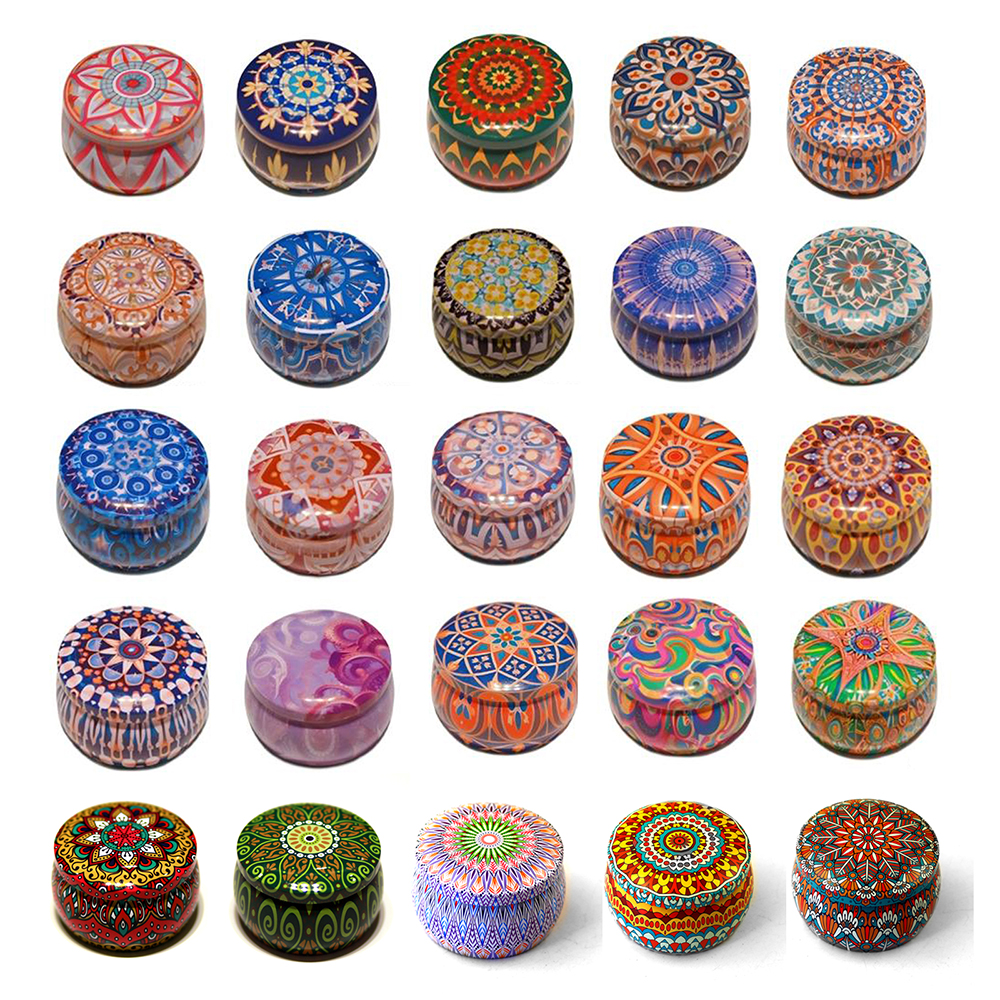 Empty Candle Jars 2.2Oz 4Oz Ro - Metal Tin Lid 4Oz recension och pris