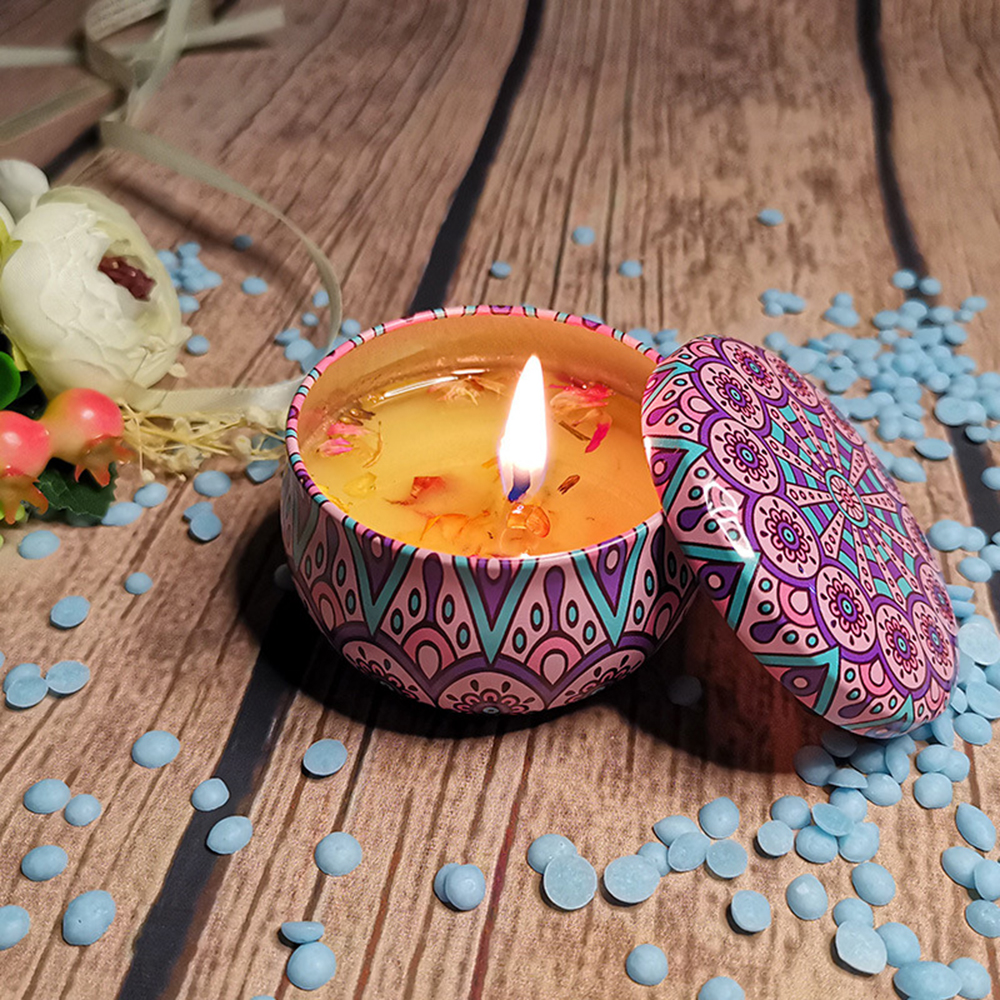 Empty Candle Jars 2.2Oz 4Oz Ro - Metal Tin Lid 4Oz recension och pris
