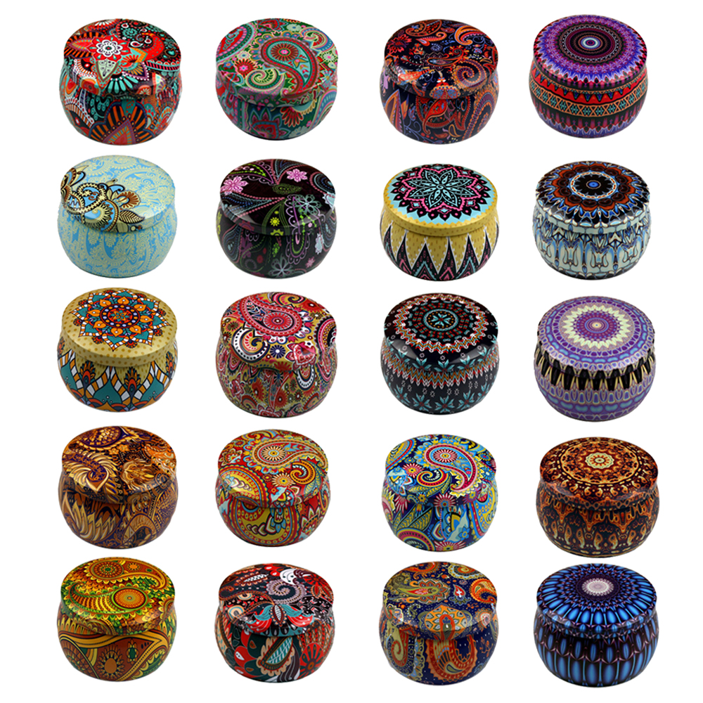 Empty Candle Jars 2.2Oz 4Oz Ro - Metal Tin Lid 4Oz recension och pris