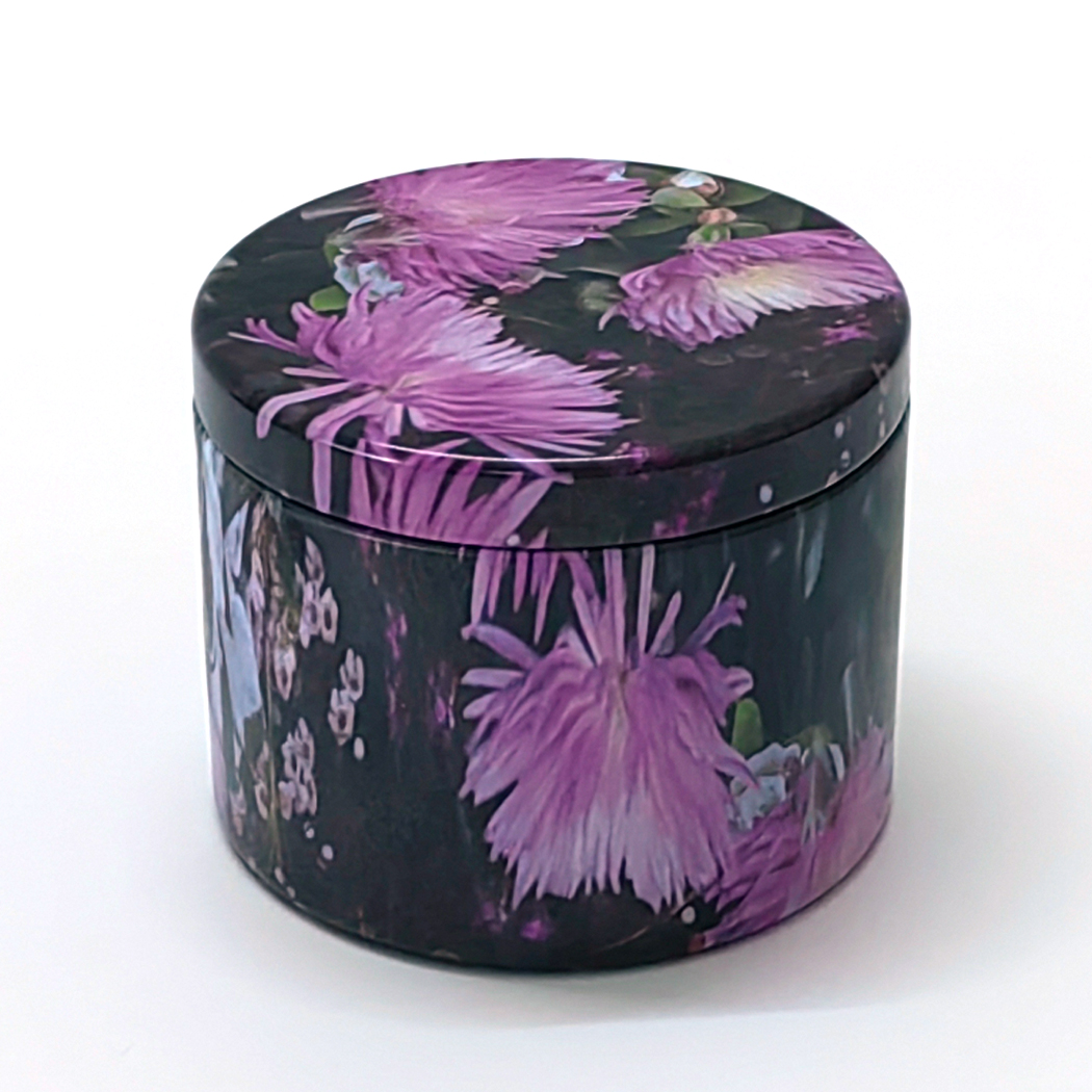 20Pcs 4oz Floral Luxury Round  - Metal Tin Lid 4Oz recension och pris