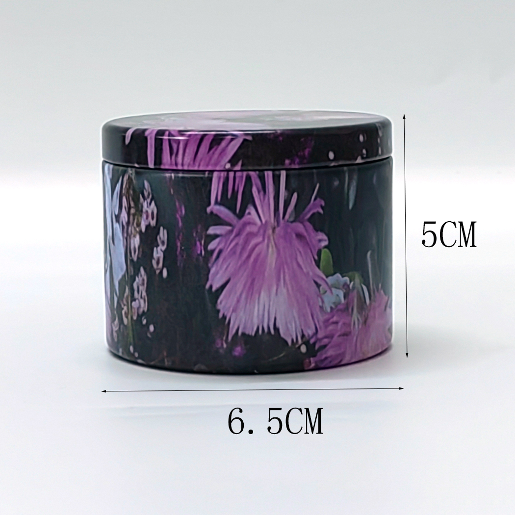 20Pcs 4oz Floral Luxury Round  - Metal Tin Lid 4Oz recension och pris