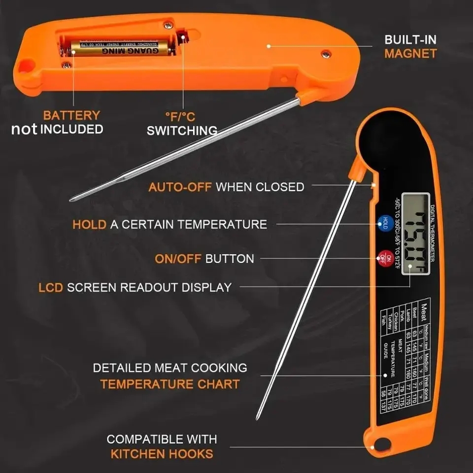 Hot Sale Digital Kitchen Food  - Digital Thermometer Probe recension och pris