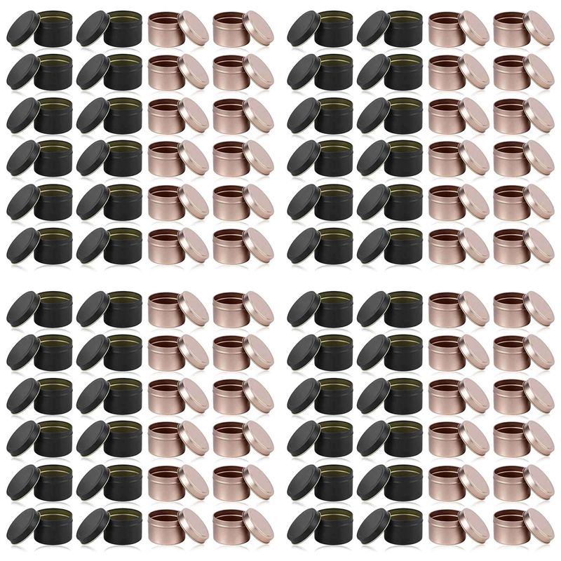 New Shown-96 Pack Candle Tin C - Metal Tin Lid 4Oz recension och pris