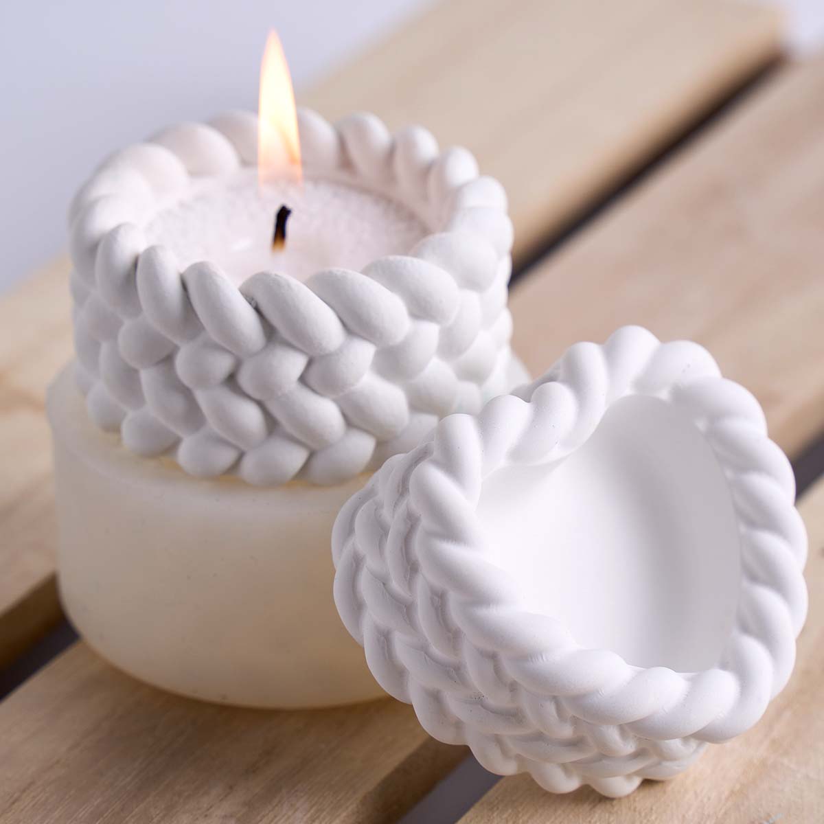 Mini Weaving Shape Candle Jar  - Candle Making Supplies Jars recension och pris