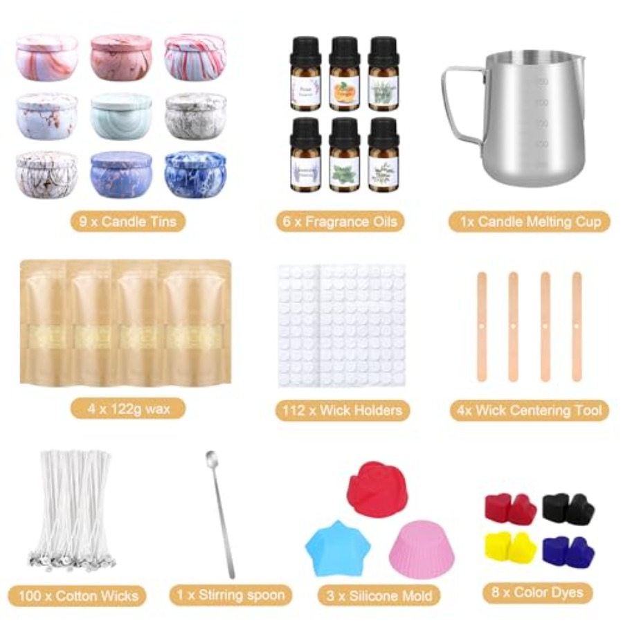 Candle Making Kits for Adults, - Candle Making Supplies Jars recension och pris