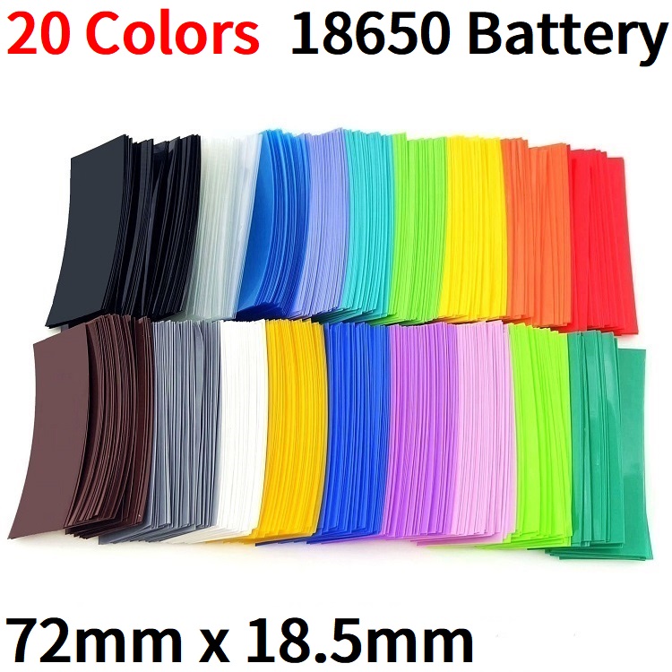 20/500pcs 18650 Battery Film T - Shrink Sleeve Pvc recension och pris