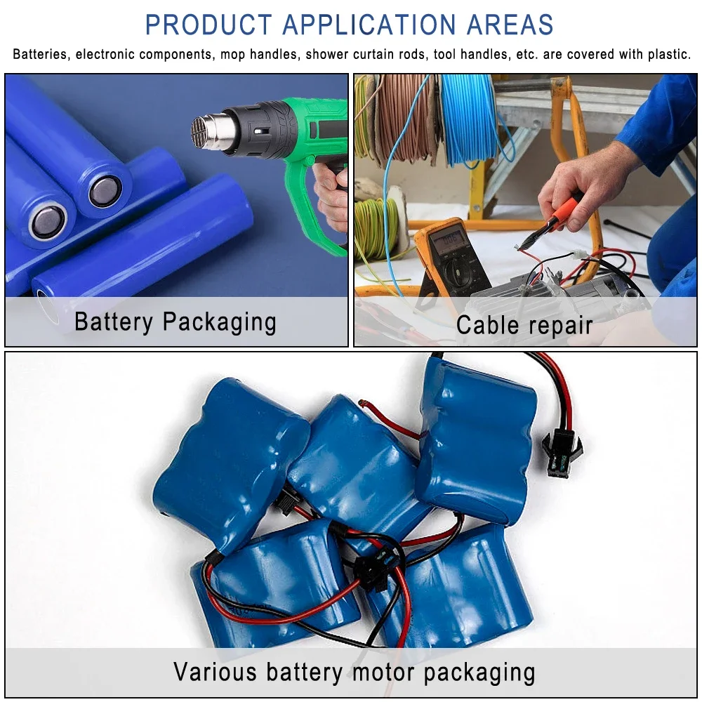 1M PVC Heat Shrink Film for 18 - Shrink Sleeve Pvc recension och pris