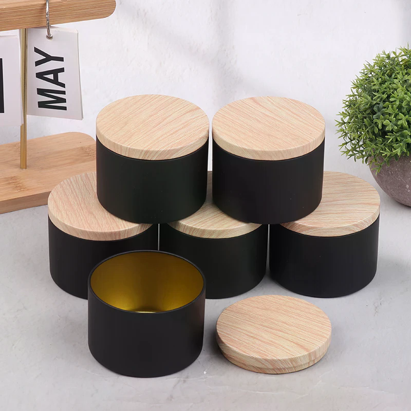 6Pcs Candle Tinplate With Lids - Candle Making Supplies Jars recension och pris