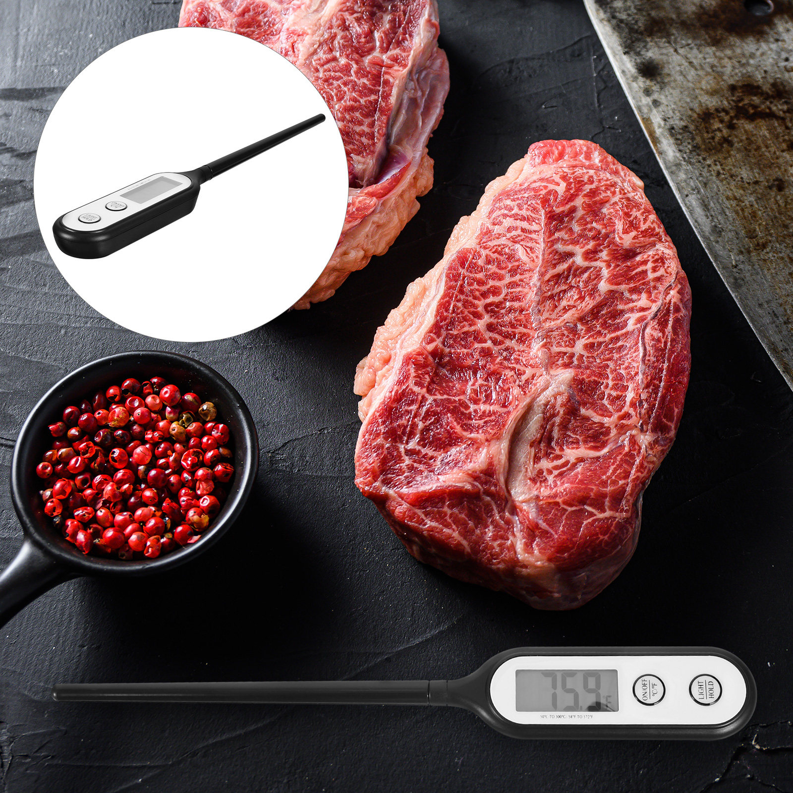 Digital Food Thermometer Probe - Digital Thermometer Probe recension och pris