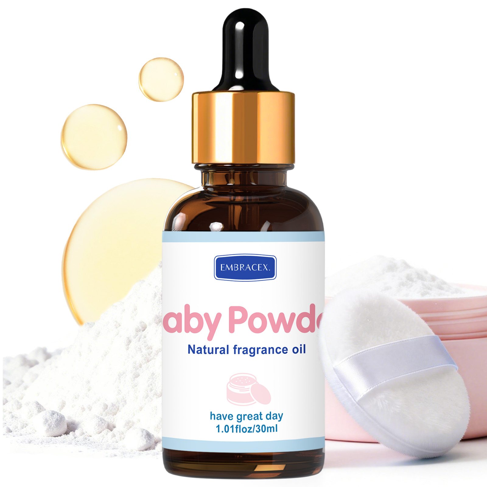 30ml Baby Powder Essential Oil - Candle Supplies Fragrance Oil recension och pris