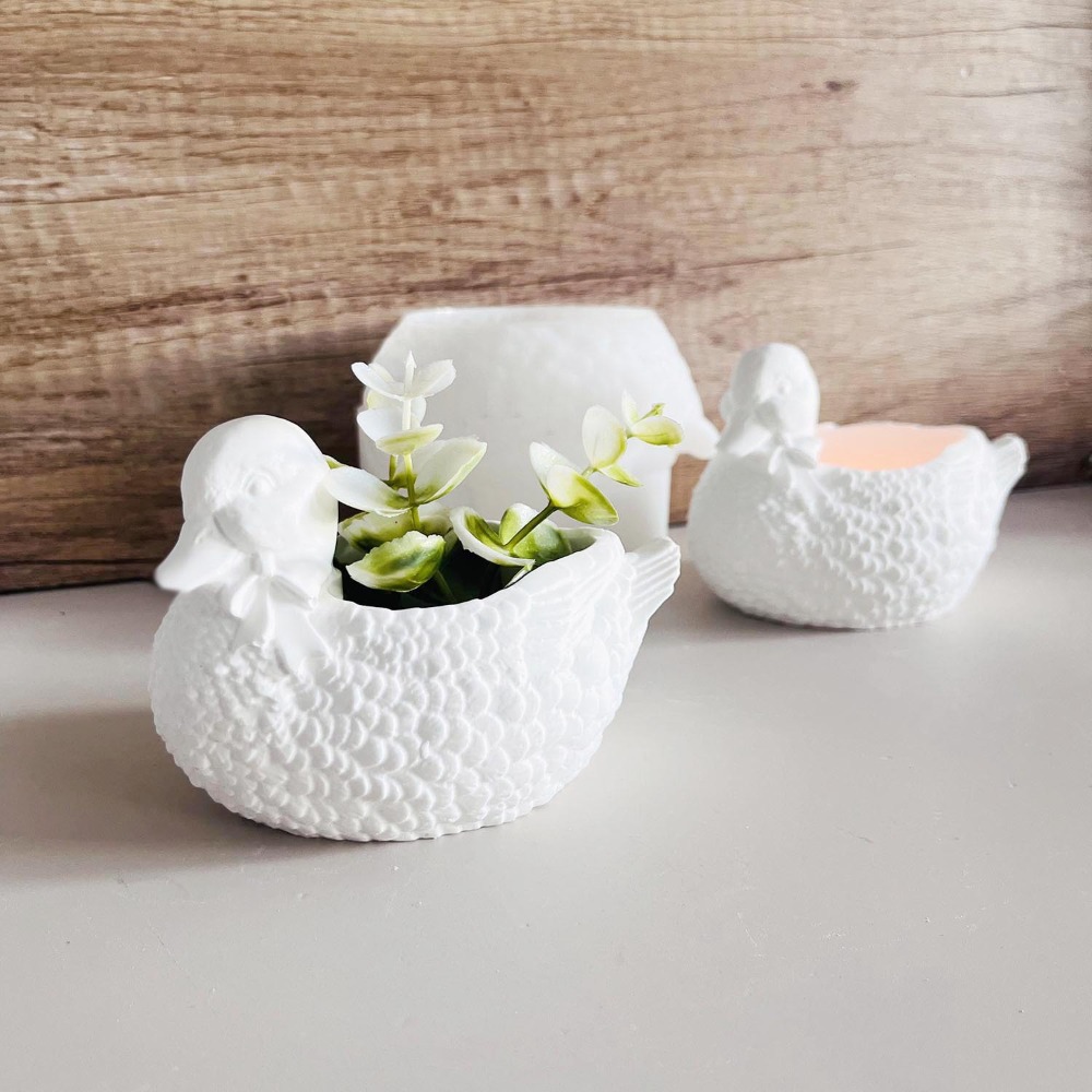 Beautiful Plaster Duck Storage - Candle Making Supplies Jars recension och pris