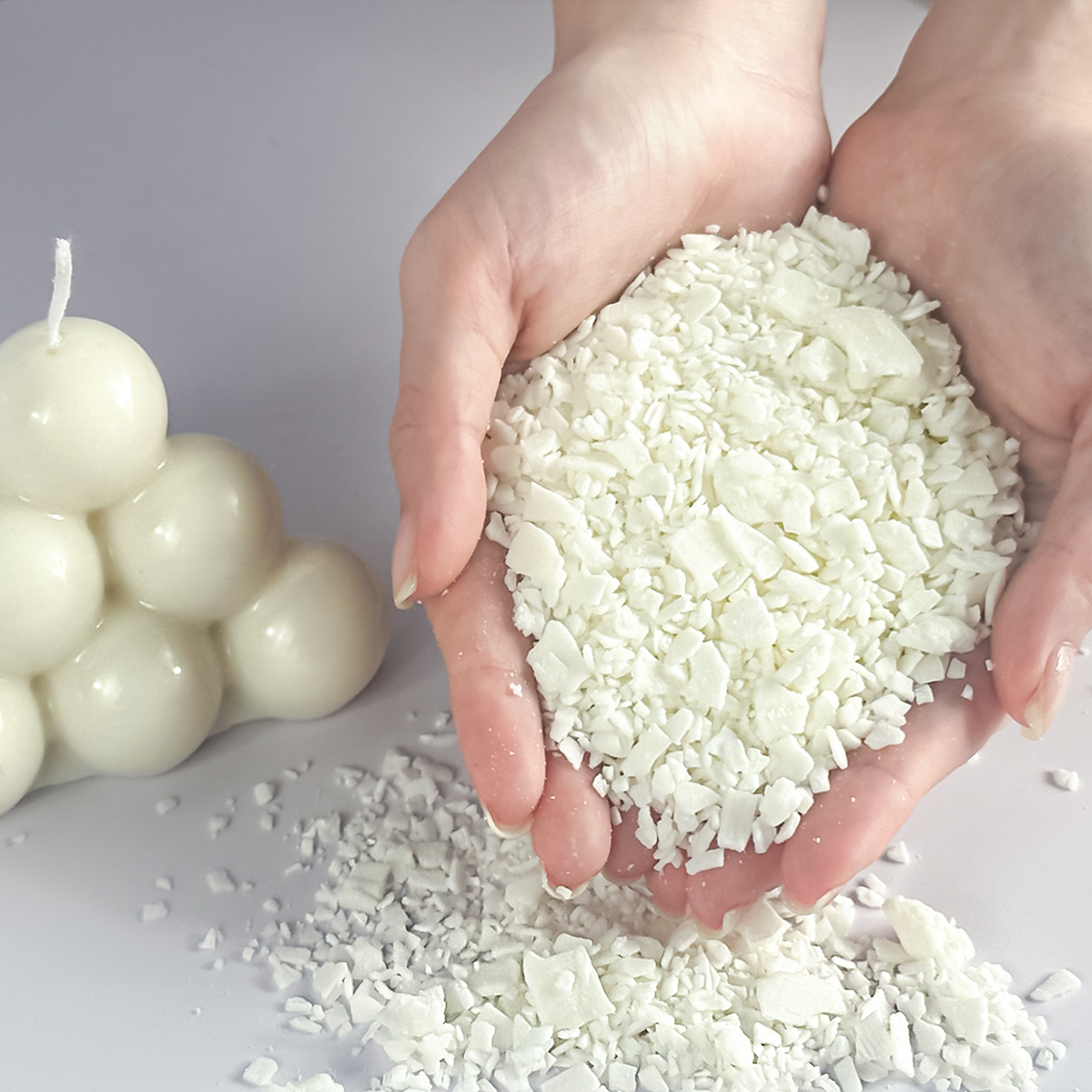 250g/500g Natural Soy Wax Gran - Candle Supplies Wholesale recension och pris
