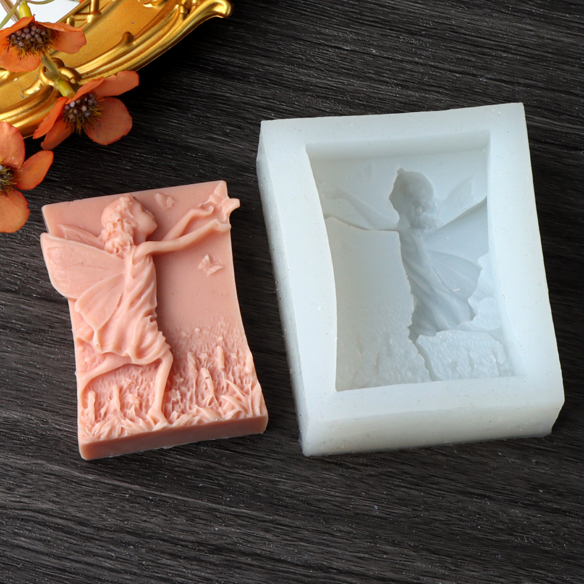 Flower Fairy Silicone Soap Mol - Candle Supplies Wholesale recension och pris
