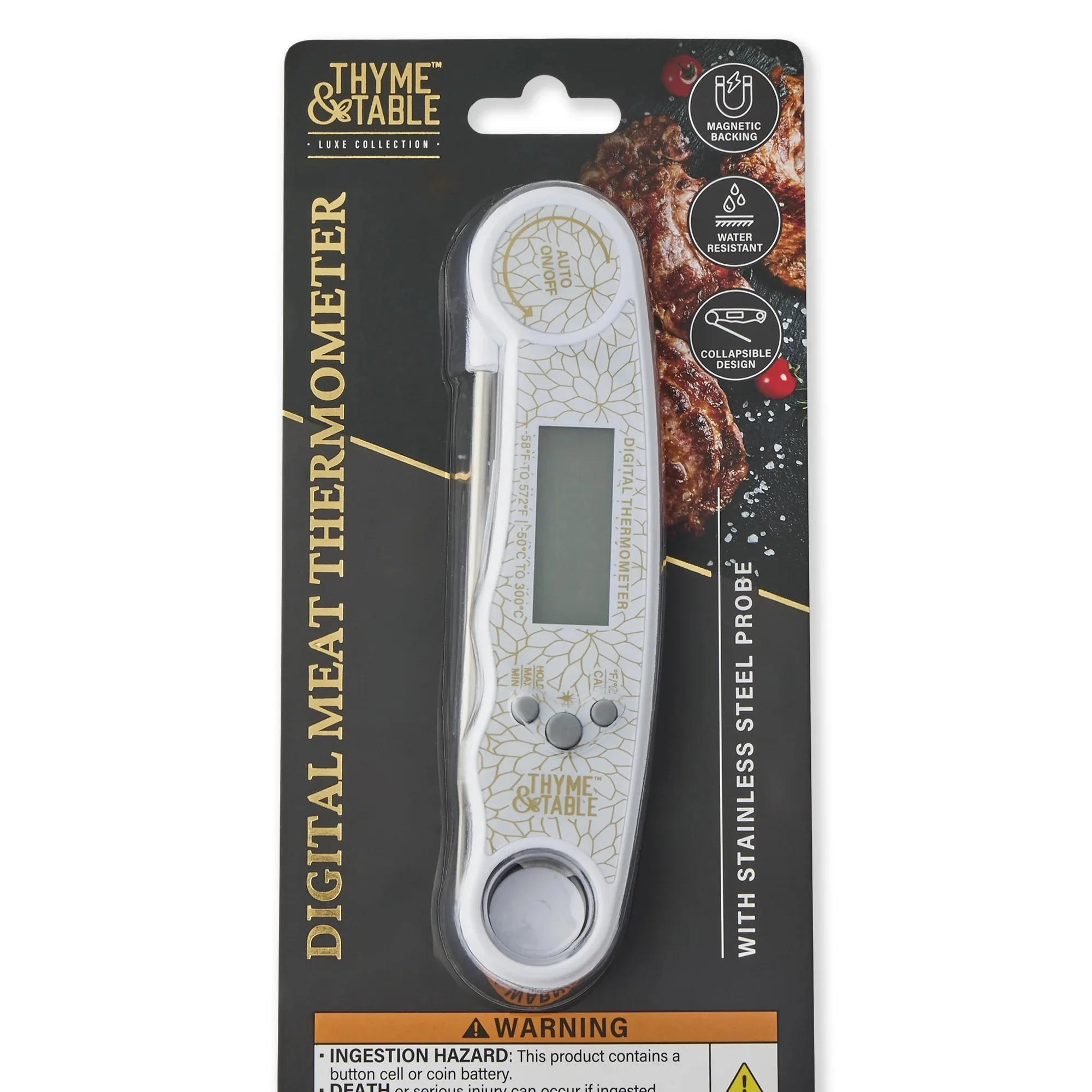 Collapsible Digital Meat Therm - Digital Thermometer Probe recension och pris
