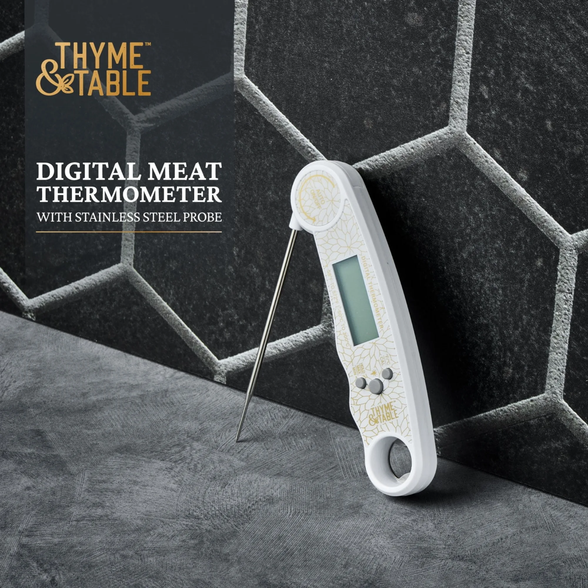 Collapsible Digital Meat Therm - Digital Thermometer Probe recension och pris