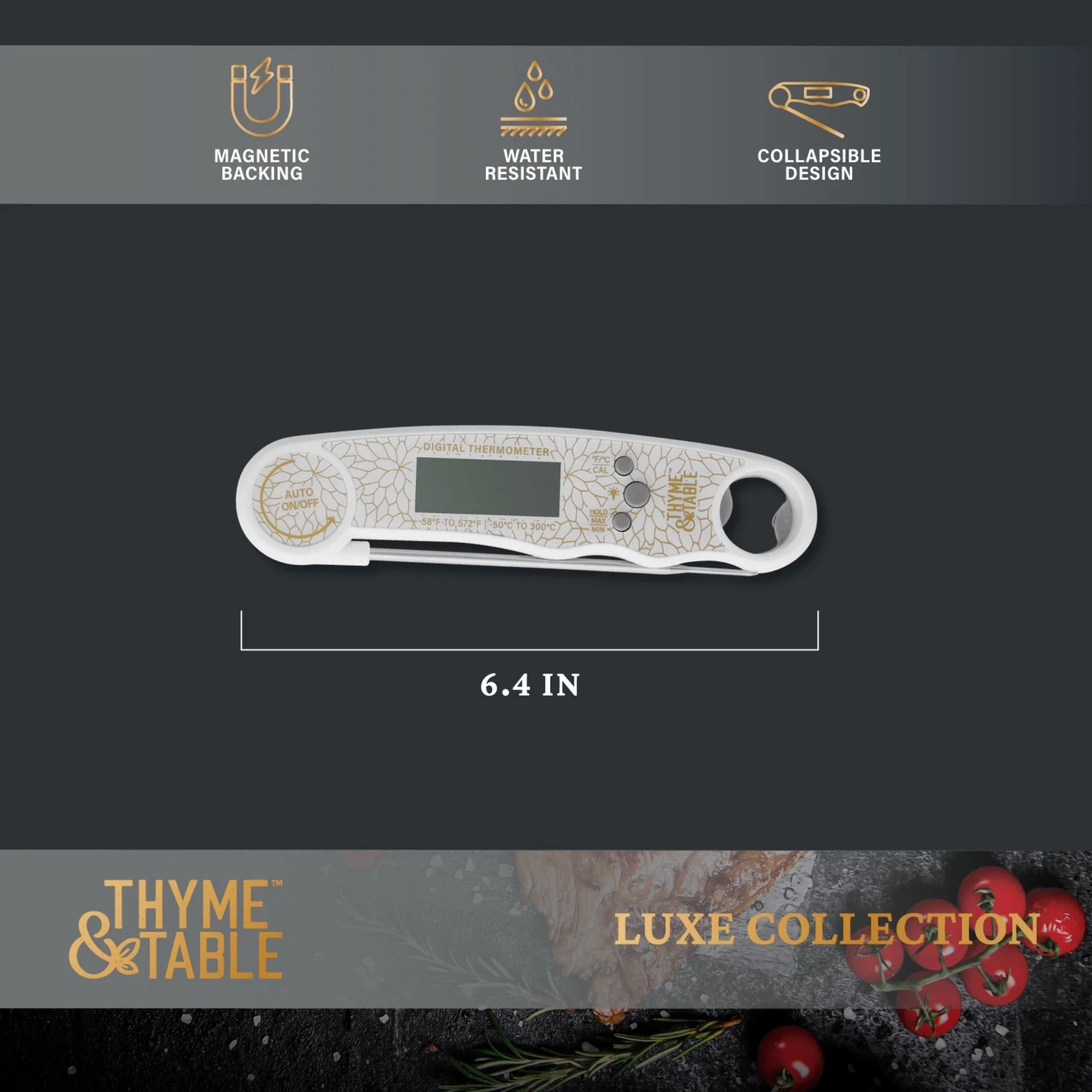 Collapsible Digital Meat Therm - Digital Thermometer Probe recension och pris