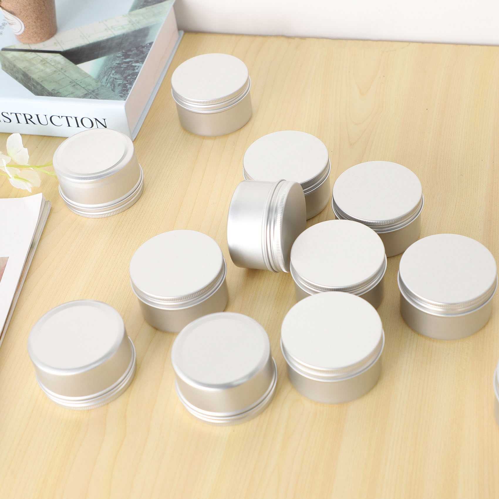 A56P-12Pcs 4Oz Metal Candle Ti - Metal Tin Lid 4Oz recension och pris
