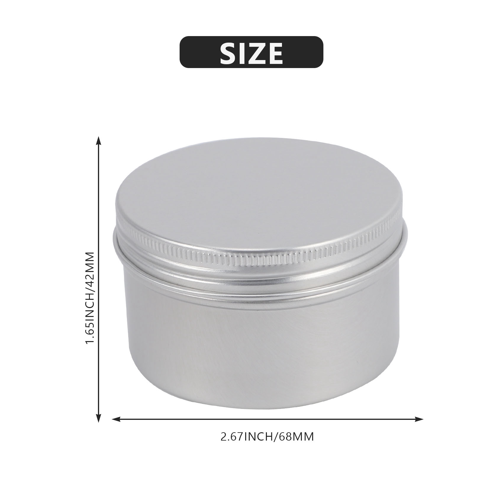 A56P-12Pcs 4Oz Metal Candle Ti - Metal Tin Lid 4Oz recension och pris