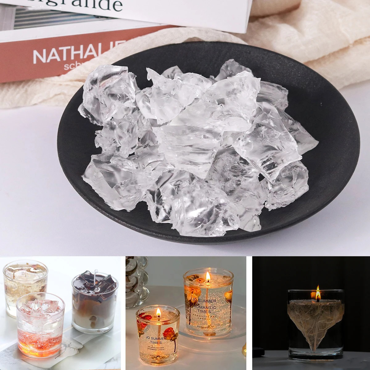 100G 7Colors Jelly Wax DIY Han - Candle Supplies Wholesale recension och pris