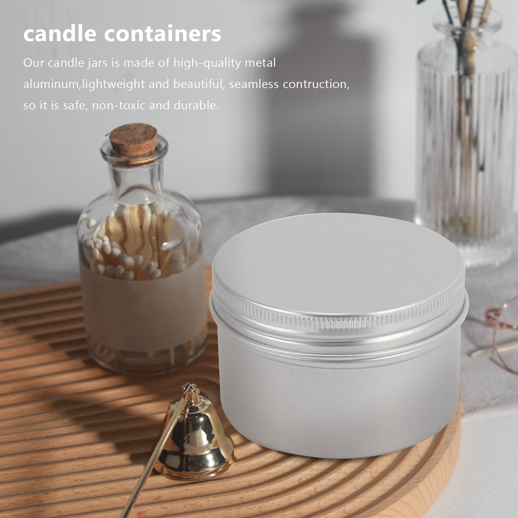 WHOLESALE LOT 12Pcs 4Oz Metal  - Metal Tin Lid 4Oz recension och pris