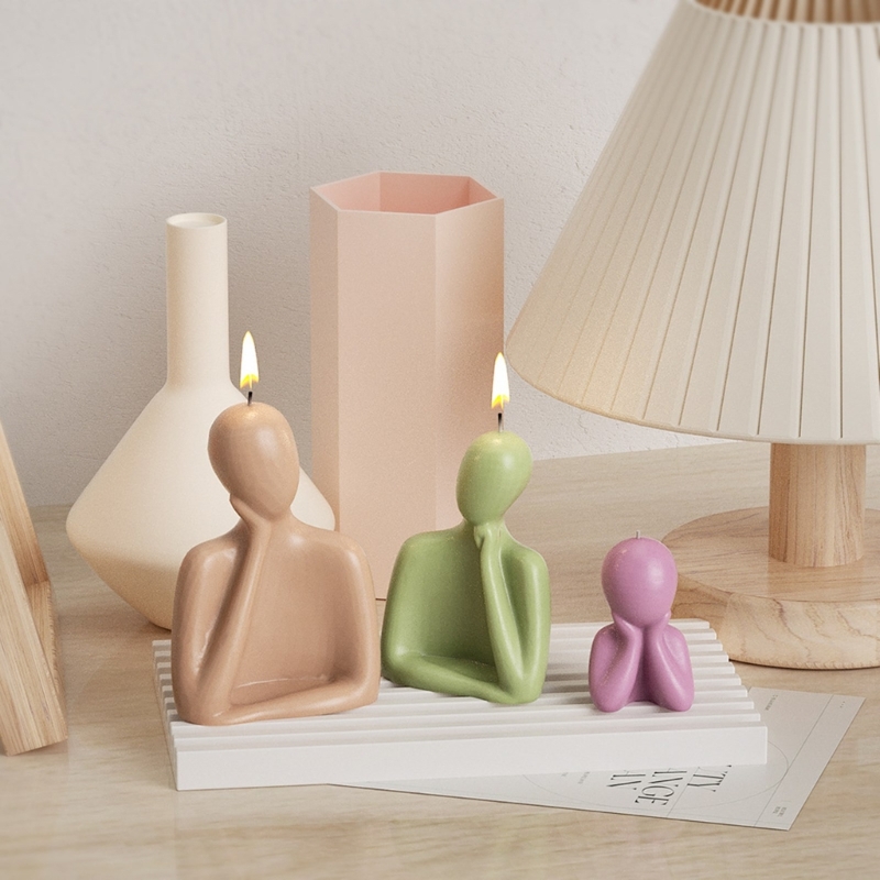 3D Family Candle Silicone Mold - Candle Supplies Wholesale recension och pris