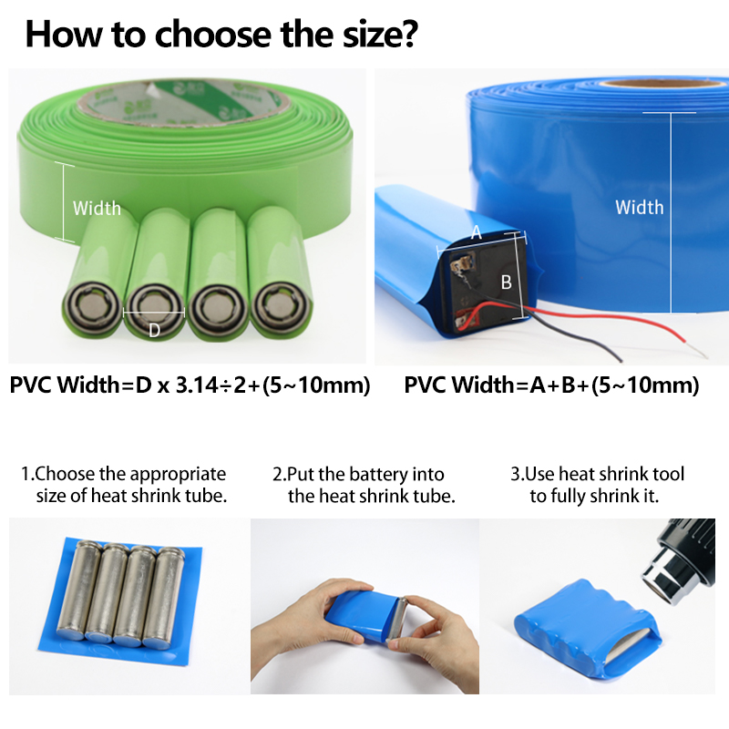 18650 Battery Shrink Films PVC - Shrink Sleeve Pvc recension och pris