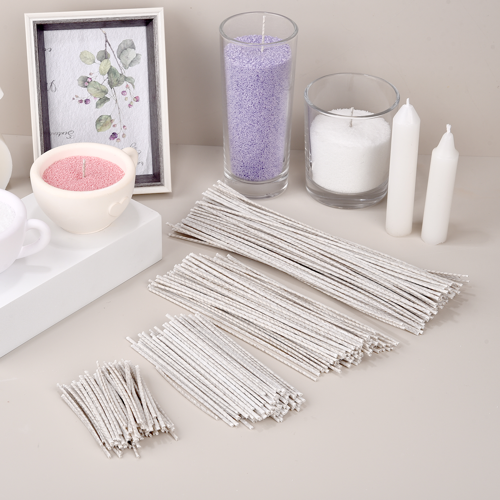 100pcs Wooden Candles Wick Can - Candle Making Supplies Jars recension och pris