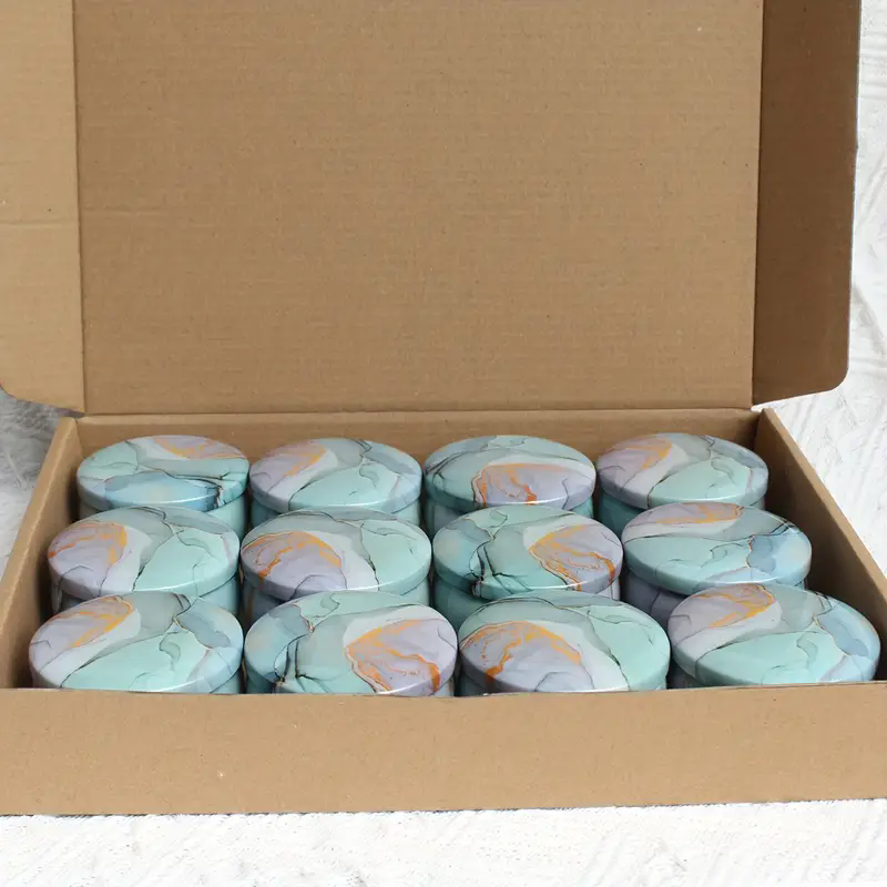 12pcs 2.2/4oz Candle Tins With - Metal Tin Lid 4Oz recension och pris