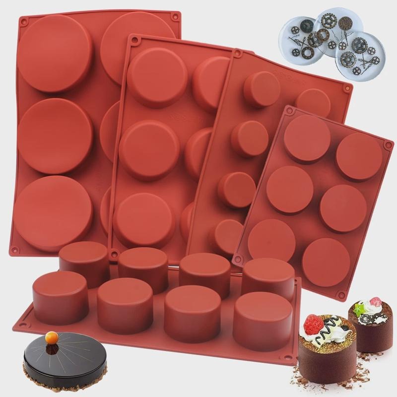 Round Silicone Soap Mold DIY H - Candle Supplies Wholesale recension och pris