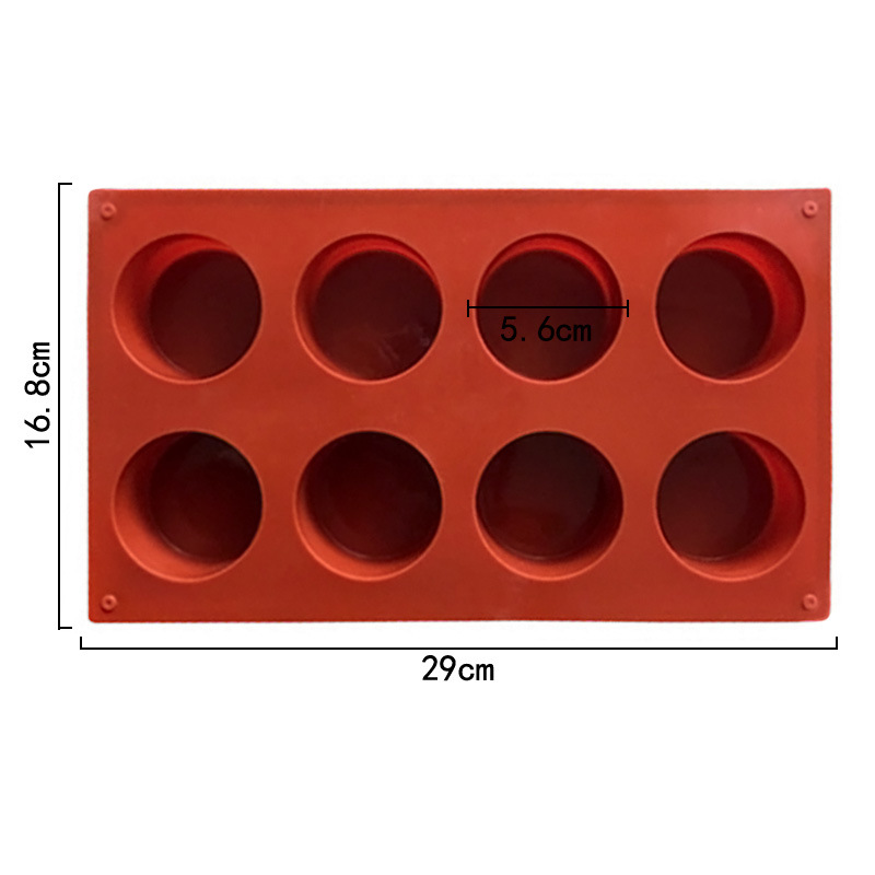Round Silicone Soap Mold DIY H - Candle Supplies Wholesale recension och pris