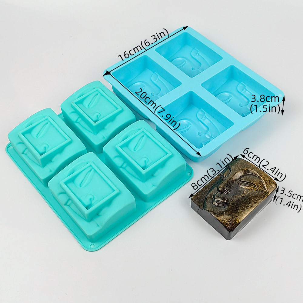 4 Holes Buddha Portrait Soap M - Candle Supplies Wholesale recension och pris