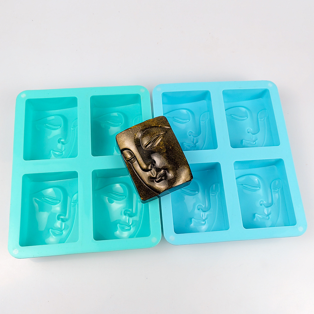 4 Holes Buddha Portrait Soap M - Candle Supplies Wholesale recension och pris